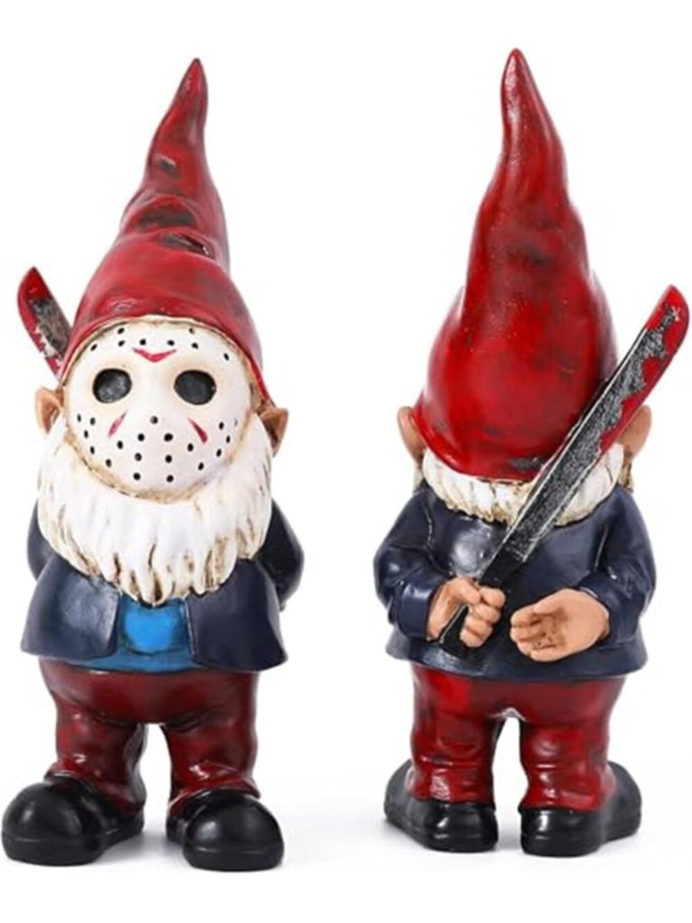 Halloween Decorations Outdoor Horror Decor Garden Gnome Statue